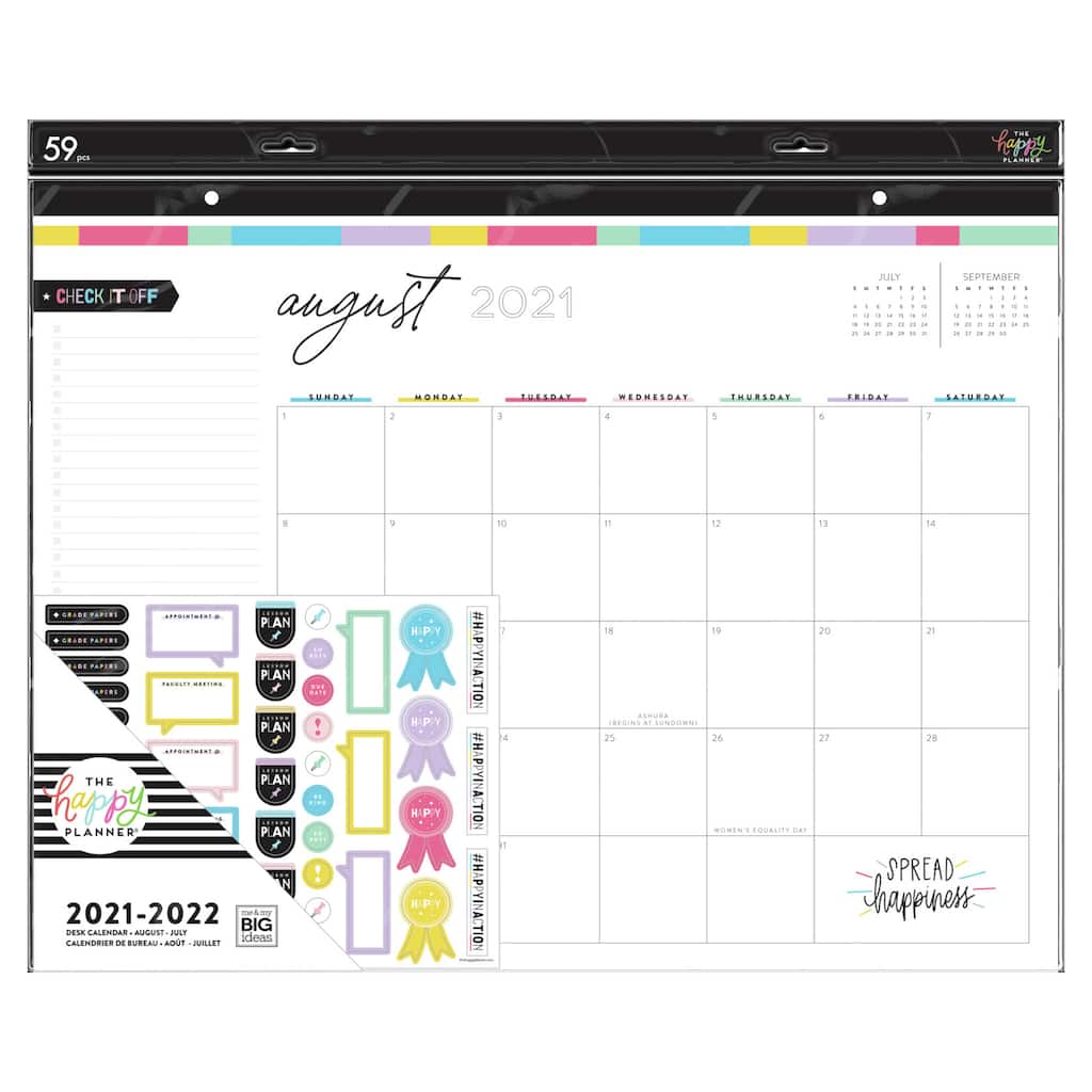 The Happy Planner Happy In Action Desk Calendar Michaels Happy Planner Desk Calendar